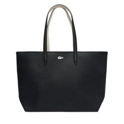 Torebka Lacoste. Szare shopper bag Lacoste, bez wzorów, bez dodatków. Za 599.99 zł.