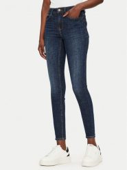 Vero Moda Jeansy Flash 10310822 Granatowy Skinny Fit. Niebieskie jeansy damskie Vero Moda, bez wzorów, z bawełny. Za 179.99 zł.
