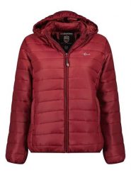 Geographical Norway Kurtka pikowana "Atika" w kolorze bordowym rozmiar: XXL. Czerwone kurtki damskie Geographical Norway, xxl, z aplikacjami, bez kaptura. Za 140.53 zł.
