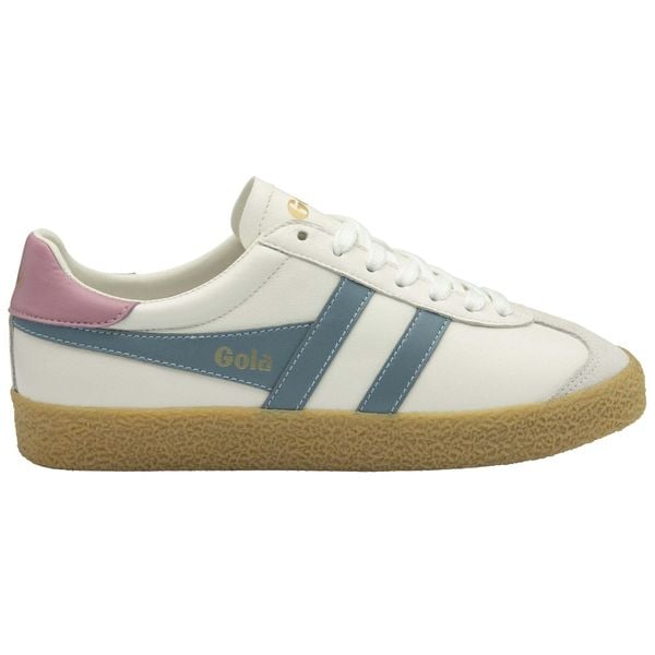 Damskie skórzane buty sportowe Gola Medallist Leather. Białe obuwie sportowe casual damskie Gola, ze skóry. Za 425.50 zł.
