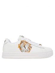 Versace Jeans Couture Sneakersy 79VA3SK3 Biały. Białe obuwie sportowe damskie Versace Jeans Couture, z jeansu, bez zapięcia. Za 729.99 zł.