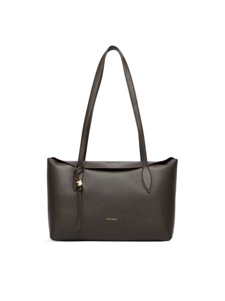 Coccinelle Torebka VCA Coccinellethess E1 VCA 11 01 01 Khaki. Brązowe shopper bag Coccinelle, bez wzorów, ze skóry, bez dodatków. Za 1,299.00 zł.