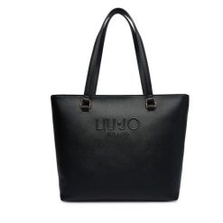 Torebka Liu Jo. Czarne shopper bag Liu Jo, bez wzorów, bez dodatków. Za 629.99 zł.