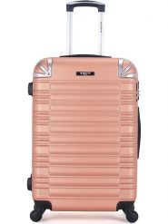 BlueStar Walizka "Lima" w kolorze różowozłotym - 47 x 75 x 29 cm rozmiar: onesize. Różowe walizki Bluestar, bez wzorów, z materiału. Za 295.99 zł.