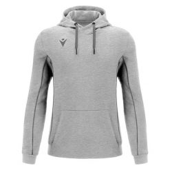 Bluza z kapturem Macron Theater ECO. Niebieskie bluzy damskie Macron, m, bez wzorów, z bawełny, z kapturem. Za 378.50 zł.