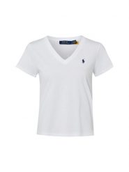 Polo Ralph Lauren Koszulka damska Kobiety Bawełna biały jednolity, XS. Białe koszulki damskie Polo Ralph Lauren, uniwersalny, bez wzorów, z bawełny, bez kołnierzyka, bez ramiączek. Za 399.95 zł.