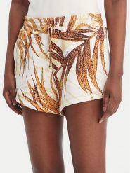 Just Cavalli Szorty sportowe 80PADE02 CF100 Biały Regular Fit. Białe spodenki sportowe damskie Just Cavalli, m, bez wzorów, z bawełny. Za 669.99 zł.