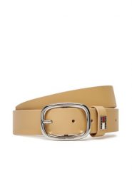 Tommy Jeans Pasek Damski Tjw Oval 3.0 AW0AW15836 Écru. Paski damskie Tommy Jeans, bez wzorów, z jeansu. Za 129.99 zł.