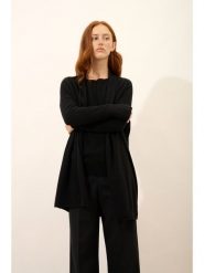 Just Cashmere Kaszmirowy kardigan "Maddie" w kolorze czarnym rozmiar: S. Czarne kardigany damskie Just Cashmere, s, bez wzorów, z kaszmiru. Za 456.87 zł.