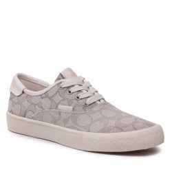 Tenisówki Coach. Brązowe trampki damskie Coach, bez wzorów, bez zapięcia. Za 579.99 zł.
