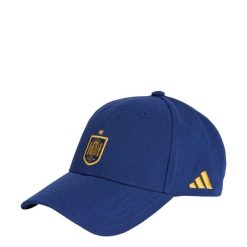Czapka Spain Football. Niebieskie czapki z daszkiem damskie Adidas, bez wzorów, z materiału. Za 178.00 zł.