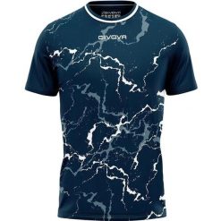 Koszulka sportowa Givova Grafite Niebiesko-Biała, XL. Białe koszulki sportowe damskie Givova, xl, bez wzorów, z poliesteru, bez ramiączek, do biegania. Za 76.50 zł.