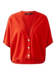 Miss Lagotte Kardigan w kolorze czerwonym rozmiar: 40. Czerwone kardigany damskie Miss Lagotte, bez wzorów. Za 193.24 zł.