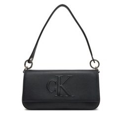Torebka Calvin Klein Jeans. Czarne torebki klasyczne damskie Calvin Klein Jeans, z jeansu, bez dodatków. Za 279.99 zł.