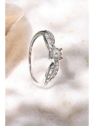 DIAMANTA Złoty pierścionek "Eclat Joli" z diamentami rozmiar: 55. Szare pierścionki damskie DIAMANTA, z diamentem, złote. Za 1,783.99 zł.