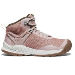 Buty trekkingowe damskie Keen Nxis Evo Wp Mid wysokie wodoodporne różowe. Czerwone obuwie trekkingowe damskie Keen, bez zapięcia. Za 386.00 zł.