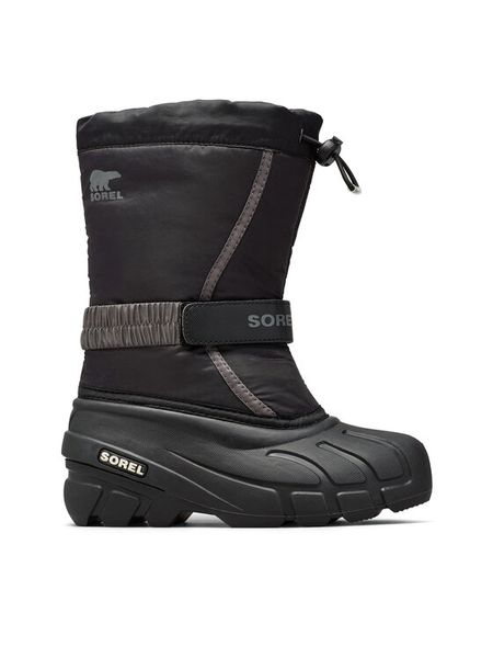 Sorel Śniegowce Flurry™ Boot 2114081016 Czarny. Czarne buty zimowe chłopięce Sorel, z materiału, bez zapięcia. Za 219.99 zł.