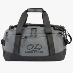 Torba Duffle Highlander Hauler. Czarne torby sportowe Highlander, bez wzorów, z materiału, duże. Za 481.00 zł.