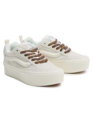 Vans Skórzane sneakersy "Knu Stack" w kolorze kremowym rozmiar: 38. Brązowe obuwie sportowe damskie Vans, bez zapięcia. Za 202.03 zł.