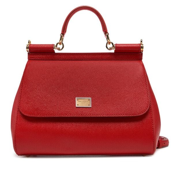 Torebka Dolce&Gabbana. Czerwone torebki klasyczne damskie Dolce&Gabbana, bez dodatków. Za 6,369.00 zł.