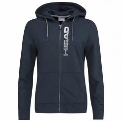 Bluza z kapturem damska Club Greta. Niebieskie bluzy damskie Head, xl, bez wzorów, z bawełny, z kapturem. Za 343.00 zł.