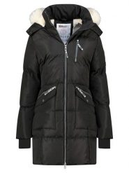 Geographical Norway Płaszcz pikowany "Balaland" w kolorze czarnym rozmiar: XL. Czarne płaszcze damskie Geographical Norway, xl, bez wzorów, bez kaptura. Za 345.36 zł.