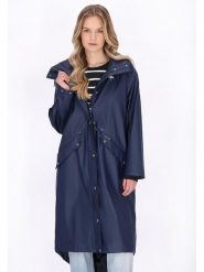 Schmuddelwedda Płaszcz przeciwdeszczowy w kolorze granatowym rozmiar: XL. Niebieskie płaszcze damskie Schmuddelwedda, xl, bez wzorów, bez kaptura. Za 217.99 zł.