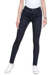 WRANGLER HIGH RISE SKINNY RINSEWASH W27HLU023 112128102. Czarne rurki damskie Wrangler, bez wzorów, z jeansu, z podwyższonym stanem. W wyprzedaży za 89.99 zł.