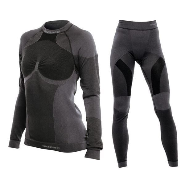 Komplet damskiej bielizny termoaktywnej Blizzard W2W Essential. Szare komplety bielizny BLIZZARD, bez wzorów. W wyprzedaży za 239.90 zł.