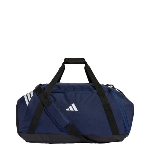 TORBA TIRO DUFFLE LARGE. Białe torby sportowe Adidas, bez wzorów, z materiału, duże. Za 199.00 zł.