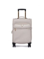 Guess Walizka kabinowa Norom Travel TWSN90 91983 Beżowy. Brązowe walizki Guess, z aplikacjami, ze skóry. Za 669.99 zł.