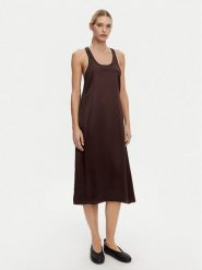 2NDDAY Sukienka letnia Amalian 2252129287 Brązowy Regular Fit. Brązowe sukienki damskie 2NDDAY, bez wzorów, z wiskozy, bez ramiączek. Za 479.99 zł.
