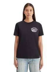 Scotch & Soda Koszulka w kolorze czarnym rozmiar: M. Czarne bluzki damskie Scotch & Soda, m, bez wzorów, z bawełny, bez kołnierzyka, bez ramiączek. Za 74.63 zł.