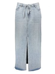 Vero Moda Spódnica dżinsowa w kolorze błękitnym rozmiar: L. Niebieskie spódnice damskie Vero Moda, l, bez wzorów, z tkaniny, klasyczne, maxi. Za 91.99 zł.