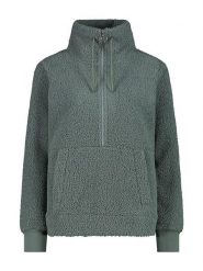 Cmp Bluza polarowa w kolorze zielonym rozmiar: 40. Zielone bluzy damskie CMP, bez wzorów, z polaru, bez kaptura. Za 174.43 zł.