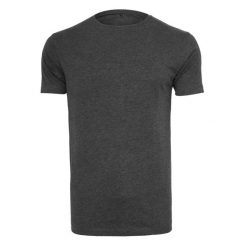 Koszulka Unisex Dla Dorosłych Z Dekoltem W Szpic. Brązowe bluzki damskie BUILD YOUR BRAND, s, bez wzorów, bez kołnierzyka, bez ramiączek. Za 48.99 zł.