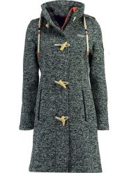 Geographical Norway Płaszcz polarowy "Tantastique" w kolorze niebieskim rozmiar: S. Niebieskie płaszcze damskie Geographical Norway, s, z aplikacjami, z polaru, bez kaptura. Za 184.46 zł.