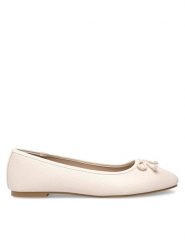 Jenny Fairy Baleriny ELPIDA JGD22-427 Beżowy. Brązowe balerinki damskie Jenny Fairy, bez wzorów, z syntetyku. Za 59.99 zł.