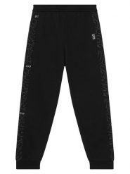 EA7 Emporio Armani Spodnie dresowe 7B000370 AF10368 UC001 Czarny Regular Fit. Czarne spodnie dresowe chłopięce EA7 Emporio Armani, z bawełny. Za 309.99 zł.