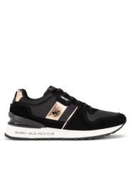 Beverly Hills Polo Club Sneakersy W-3C098-2A324 Czarny. Czarne obuwie sportowe damskie Beverly Hills Polo Club, ze skóry, bez zapięcia. Za 249.99 zł.