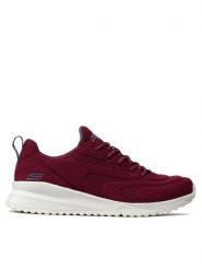 Skechers Sneakersy Whip Splash 117187/BURG Bordowy. Czerwone obuwie sportowe damskie Skechers, z materiału, bez zapięcia. Za 169.99 zł.