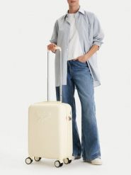 Reebok Walizka kabinowa CEO-RBK-WAL-026-S Żółty. Żółte walizki Reebok, bez wzorów, z tworzywa sztucznego. Za 279.99 zł.