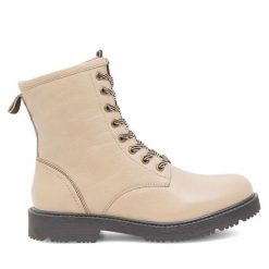 Trapery Lasocki. Brązowe trapery damskie Lasocki, bez zapięcia. Za 229.99 zł.