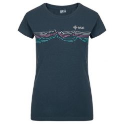 Damski bawełniany t-shirt Kilpi TOFFEES-W. Niebieskie koszulki sportowe damskie Kilpi, xs, bez wzorów, z bawełny, bez ramiączek. Za 141.99 zł.
