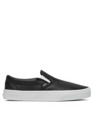Vans Tenisówki Classic Slip-On VN000EACBPB1 Czarny. Czarne obuwie sportowe damskie Vans, bez wzorów, ze skóry, bez zapięcia. Za 399.99 zł.