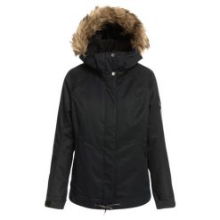 Kurtka narciarska damska Roxy Meade. Czarne kurtki sportowe damskie Roxy, na zimę, m, bez wzorów, z poliesteru, bez kaptura. W wyprzedaży za 421.00 zł.