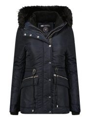 Geographical Norway Kurtka zimowa "Acam" w kolorze granatowym rozmiar: S. Niebieskie kurtki damskie Geographical Norway, na zimę, s, bez wzorów, z puchu, bez kaptura. Za 180.06 zł.