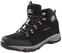 Damskie buty trekkingowe i turystyczne zamszowe. Szare obuwie trekkingowe damskie GUGGEN MOUNTAIN, z materiału, bez zapięcia. Za 408.61 zł.