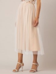 APART Spódnica w kolorze kremowym rozmiar: 38. Brązowe spódnice damskie Apart, bez wzorów, midi. Za 198.10 zł.