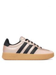 Adidas Sneakersy Barreda JP5958 Różowe złoto. Czerwone obuwie sportowe damskie Adidas, ze skóry, bez zapięcia. Za 279.99 zł.